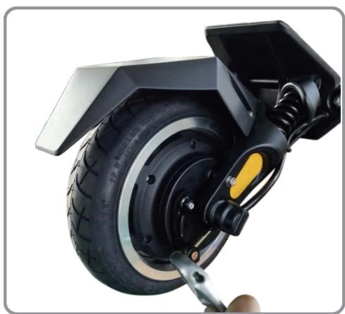 MINIMOTOR DUALTRON MINI 17,5A - Méthode d'ajustement du frein - 1