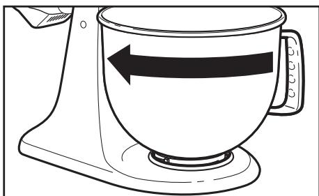 KITCHENAID KSM150PSEPM - Fixation/retrait du bol - 3