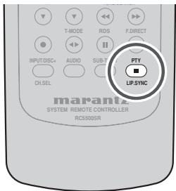 MARANTZ SR3001 - Affichage du type de programme (PTY) - 1