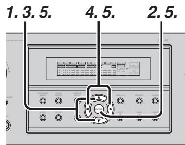 MARANTZ SR3001 - CH INPUT LEVEL (niveau d'entree 7.1 CANAUX) - 1