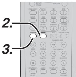 MARANTZ SR3001 - Effacer les stations préselectionnées de la memoire - 2
