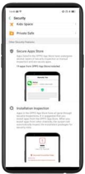 OPPO Find X - Nouvelles fonctionnalités de sécurité - 1