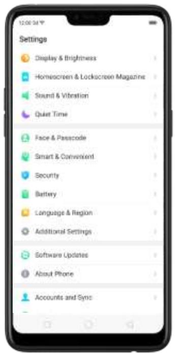 OPPO Find X - Reconnaisance faciale et code d'accès - 1