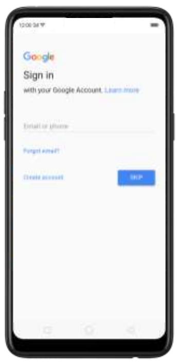 OPPO Find X - Compte google - 1