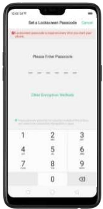 OPPO Find X - Reconnaisance faciale et code d'accès - 3