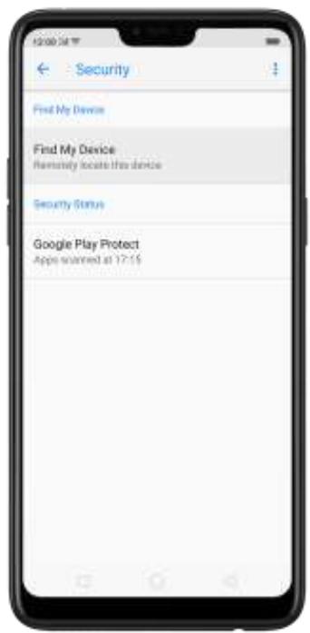 OPPO Find X - 11,1. Recherche mon téléphone - 2