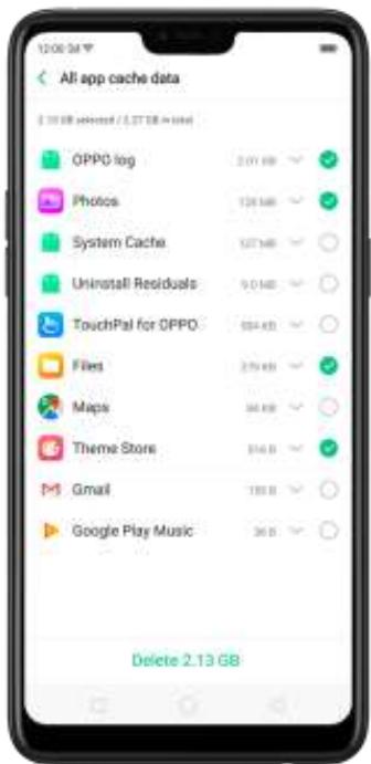 OPPO Find X - 7,2. Effacer le stockage - 3