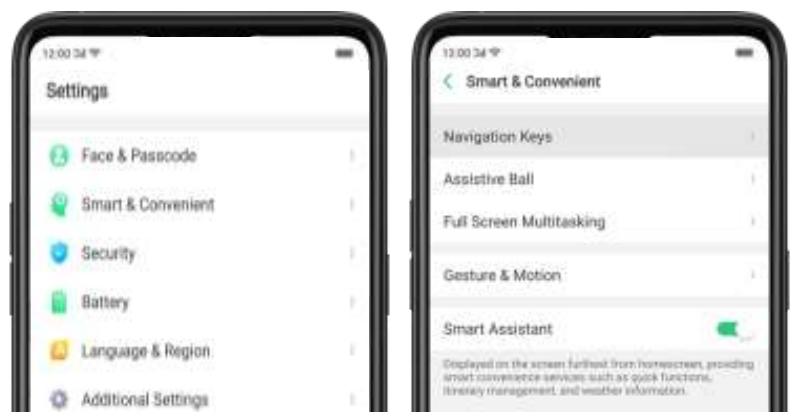 OPPO Find X - Touches de navigation - 2