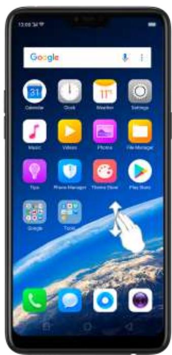 OPPO Find X - Gestes du doigt - 1
