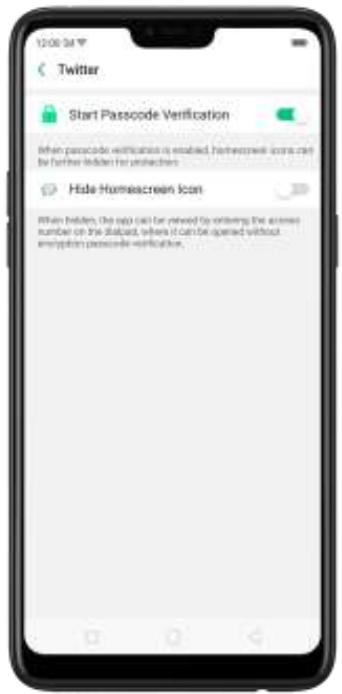 OPPO Find X - 11,5. Masquer l'icône de l'écran d'accueil - 1
