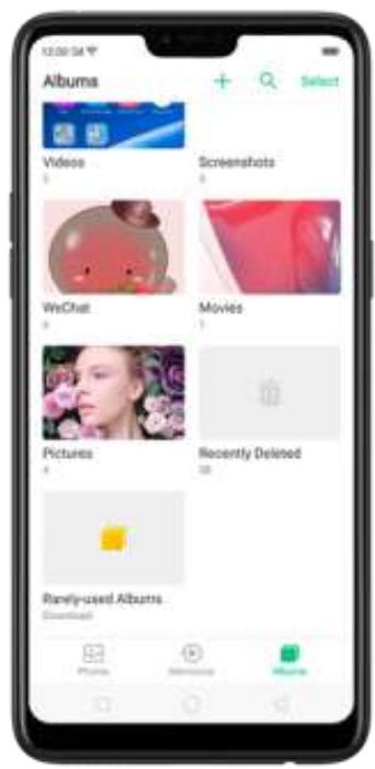 OPPO Find X - Gestion optimisée des albums. - 1