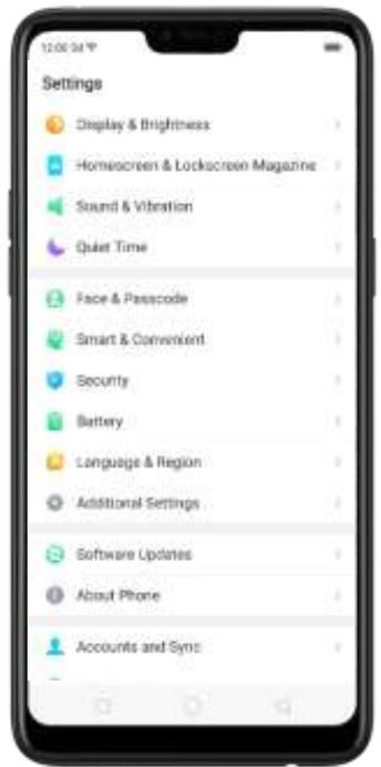 OPPO Find X - Chiffrement d'applications - 2