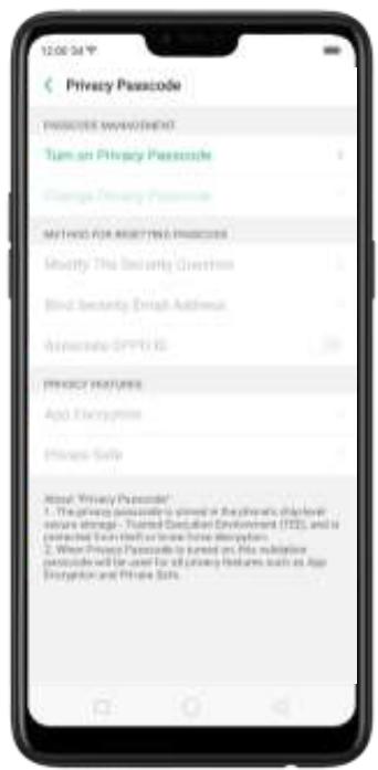 OPPO Find X - Reconnaisance faciale et code d'accès - 5