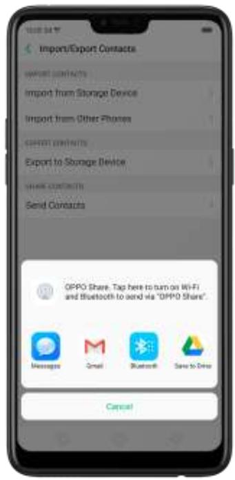 OPPO Find X - 6,5. Gérer les contacts - 5