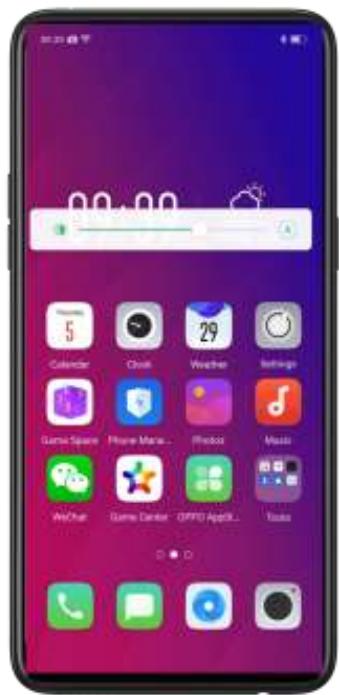 OPPO Find X - Centre de contrôle, notification et barred'état - 3