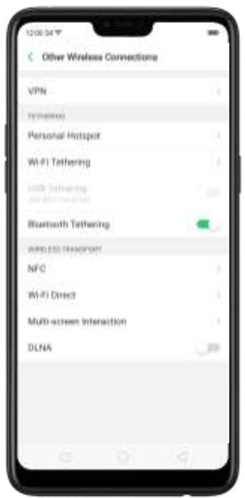 OPPO Find X - Utiliser la fonction modem de votre téléphone - 7