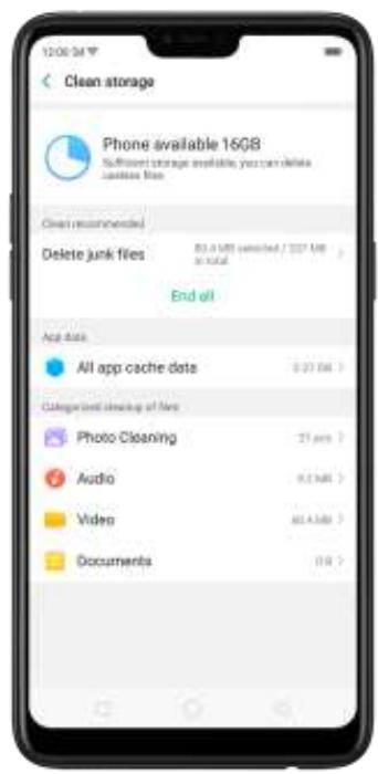 OPPO Find X - 9,3. Effacer le stockage - 1