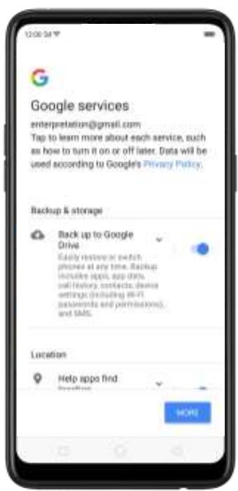OPPO Find X - Services google - 1