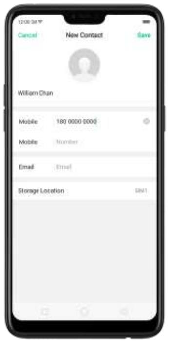 OPPO Find X - 6,4. Contacts SIM - 1