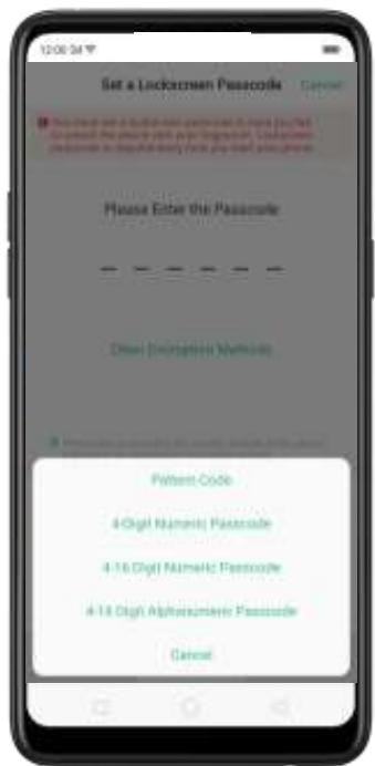 OPPO Find X - Définir le code d'accès et la reconnaissance faciale - 2
