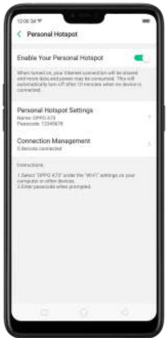OPPO Find X - Utiliser la fonction modem de votre téléphone - 1
