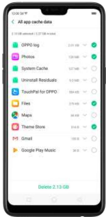 OPPO Find X - 9,3. Effacer le stockage - 3