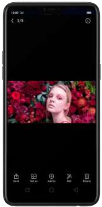 OPPO Find X - Modifier les photos et vidéos - 1
