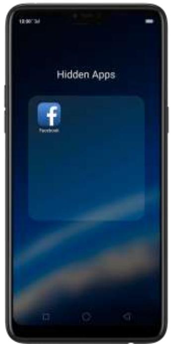 OPPO Find X - 11,5. Masquer l'icône de l'écran d'accueil - 6
