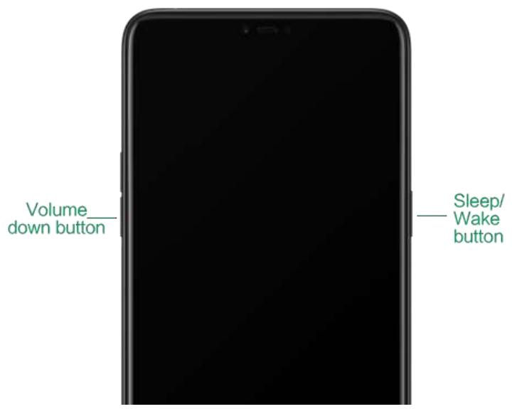 OPPO Find X - Combinaisons de touches - 2