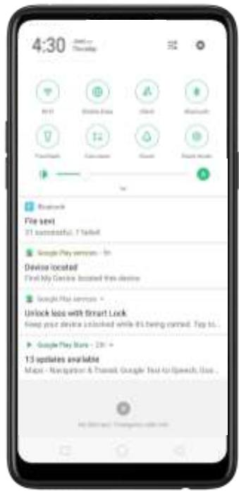OPPO Find X - Notifications - 1