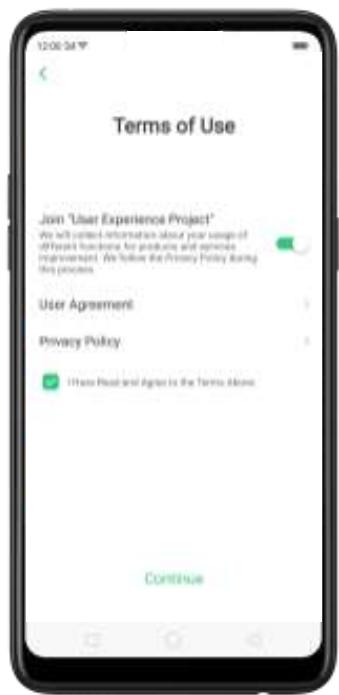OPPO Find X - Conditions d'utilisation - 1