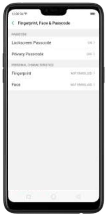 OPPO Find X - Reconnaisance faciale et code d'accès - 2