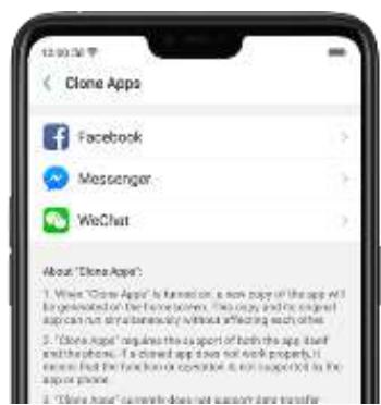 OPPO Find X - Cloner des applications - 1