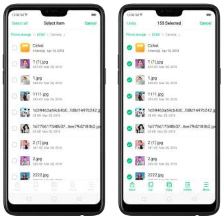OPPO Find X - 9,2. Visualiser et générer les dossiers - 3