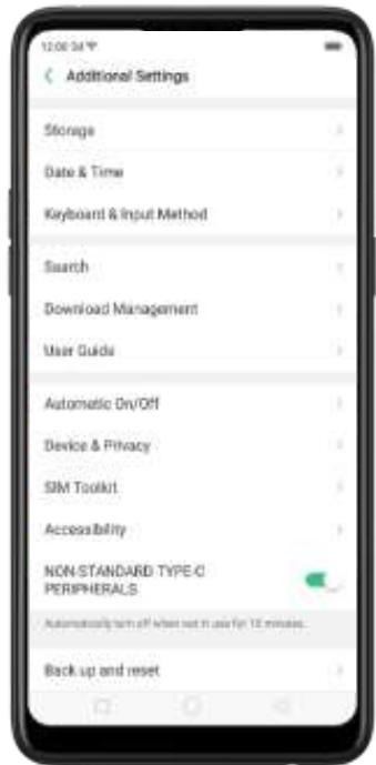 OPPO Find X - Périphériques non standard type-c - 2