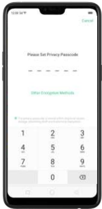 OPPO Find X - Reconnaisance faciale et code d'accès - 6