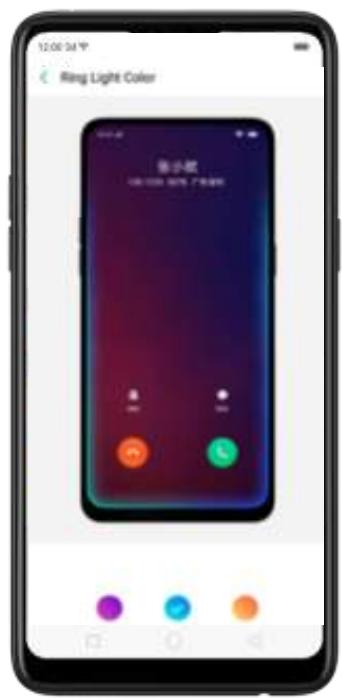 OPPO Find X - Effet lumineux panoramique incurvé - 3