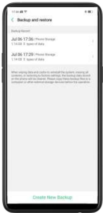 OPPO Find X - Sauvegarder votre téléphone OPPO - 4