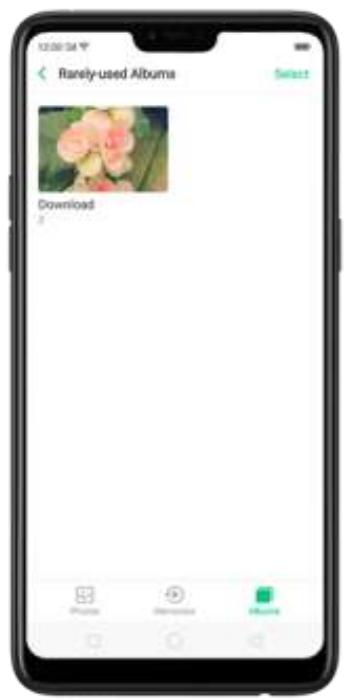 OPPO Find X - Gestion optimisée des albums. - 2
