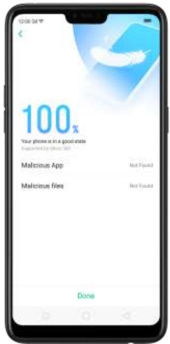 OPPO Find X - 7,4. Scan de virus - 1