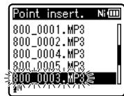 OLYMPUS WS 811 - Réorganisation des fichiers - 4