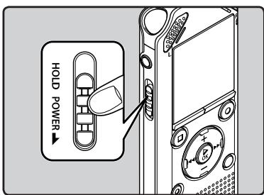 OLYMPUS WS 811 - Allumer l'alimentation - 1