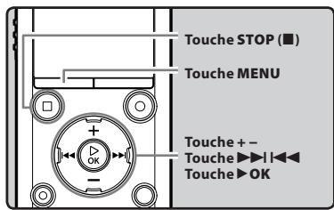 OLYMPUS WS 811 - Modifier l'heure et la date - 2