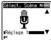 OLYMPUS WS 811 - Sélectionnez [sélect. scène] ou [sauveg. scène]. - 2