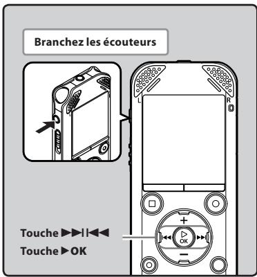 OLYMPUS WS 811 - Changement du mode de réception - 1