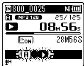 OLYMPUS WS 811 - Comment commencer à segmenter la lecture à répétition - 2