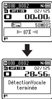 OLYMPUS WS 811 - Extraire des segments vocaux d'un fichier [detec. vocale] - 3