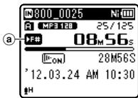 OLYMPUS WS 811 - Appuyez sur la touche OK. - 1