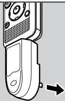 OLYMPUS WS 811 - Branchez l'adaptateur AC sur la prise secteur. - 1