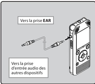 OLYMPUS WS 811 - Enregistrement du son de cet enregistreur avec d'autres appareils : - 1